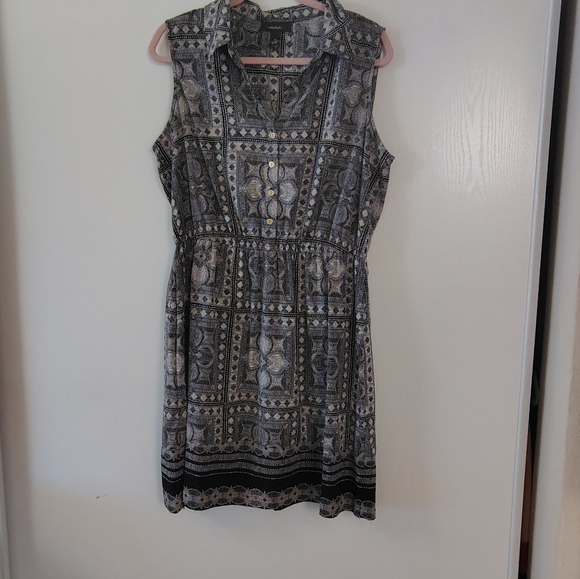 Alfani women's PLUS size 14 sleeveless black GOTH, MODE, RETRO, CLASSIC, COMFY - Picture 6 of 9